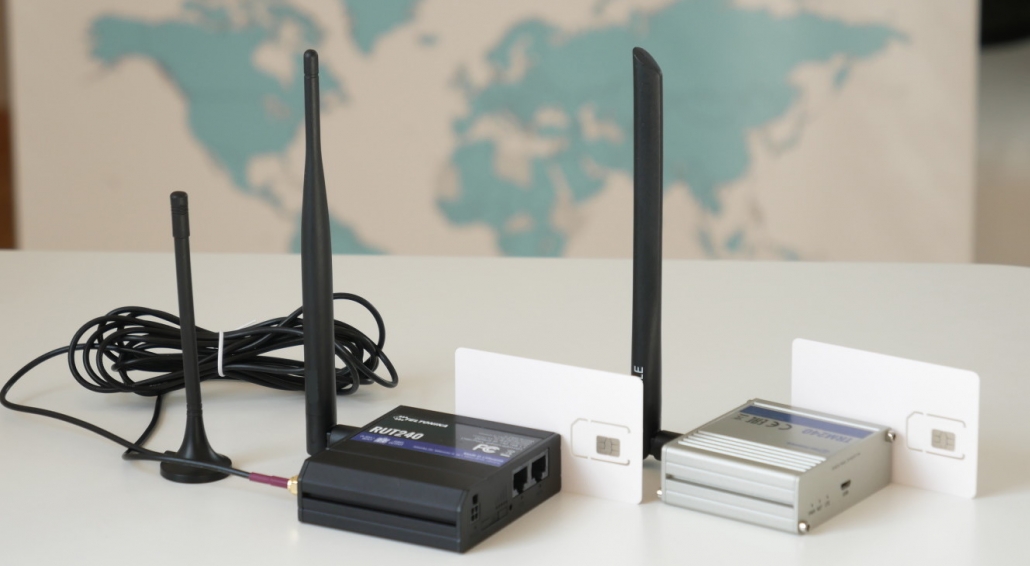 2 LTE Router mit SIM-Karten