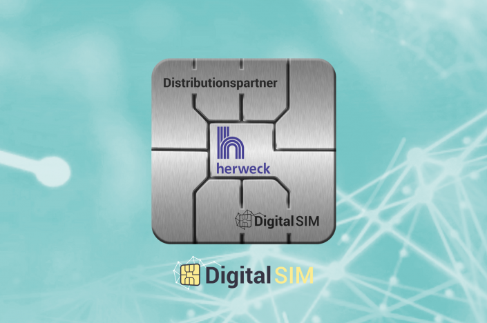 Digital SIM, der unabhängige Provider für IoT-Mobilfunk-Kommunikation, vertreibt ab sofort über den Distributor Herweck.