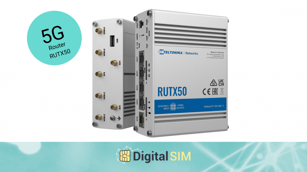 RUTX50 Router 5G Teutonica Digital SIM